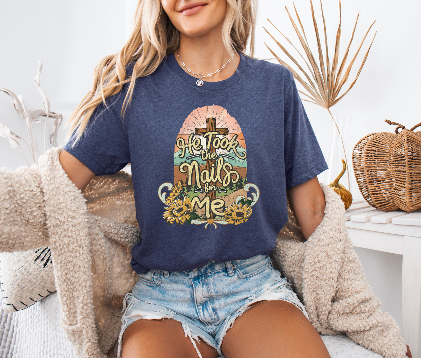 He took the nails - shirt