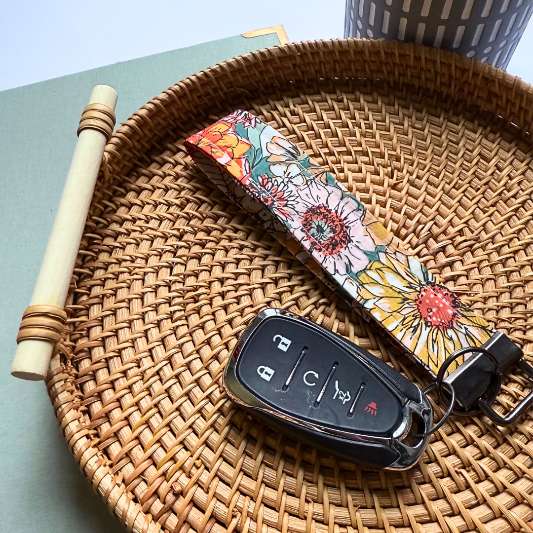 Sunflower keychain