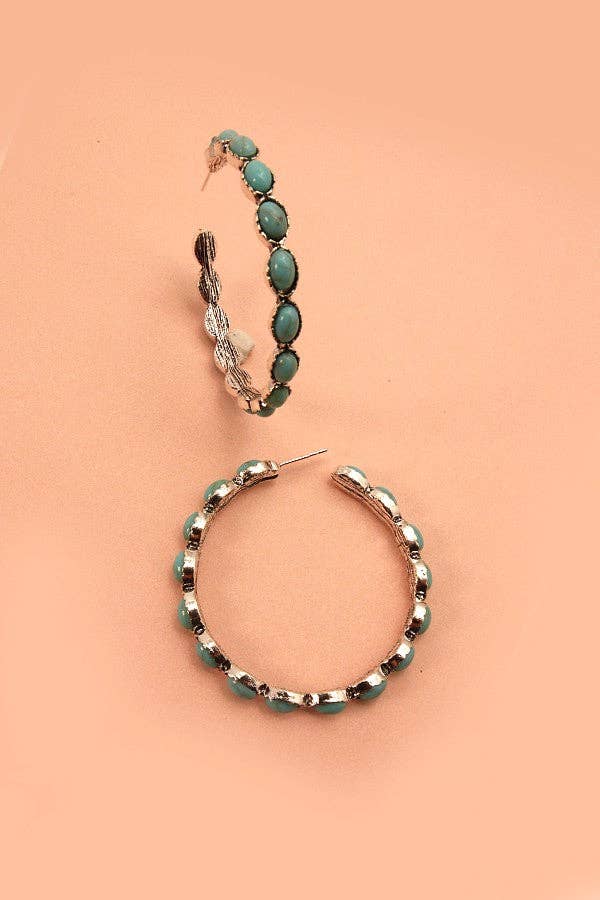 WESTERN HOOP EARRINGS