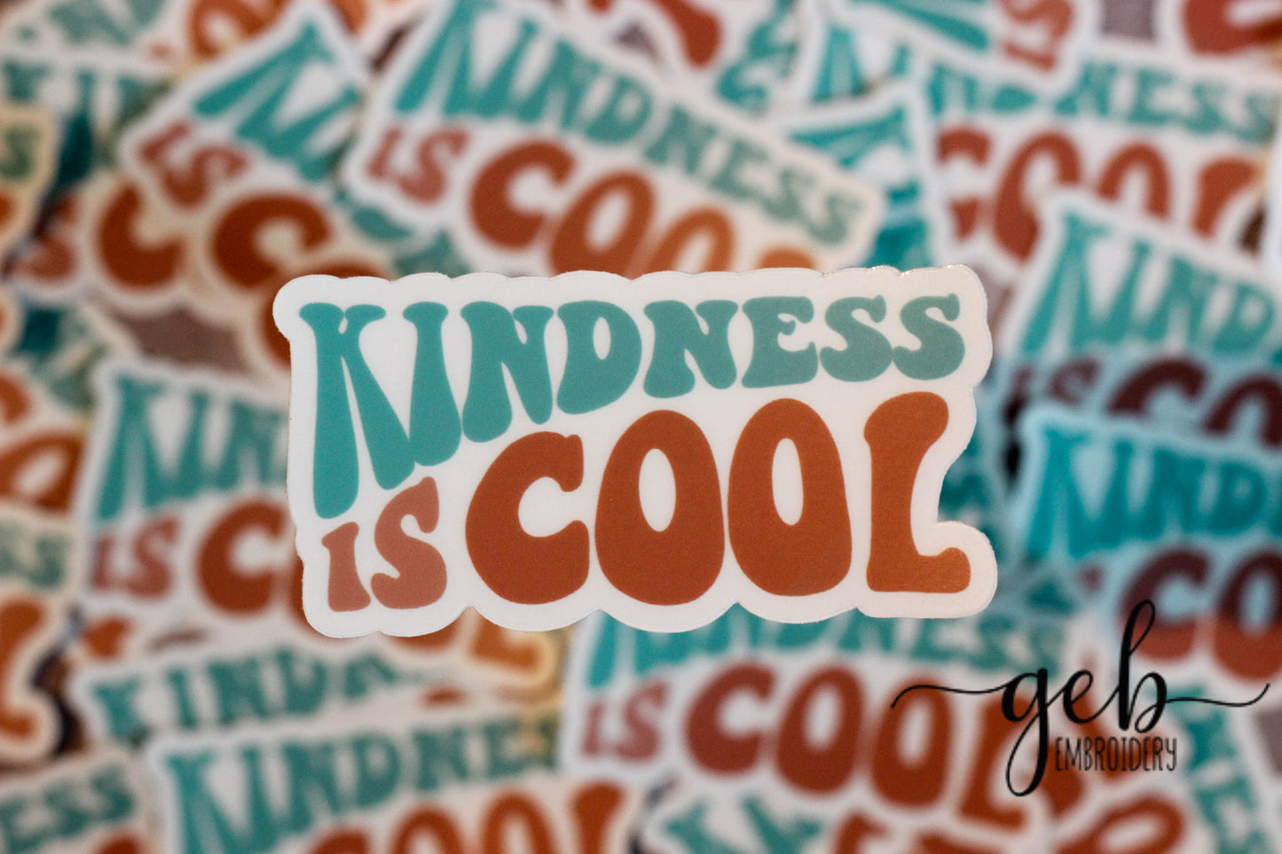 kindness is cool sticker
