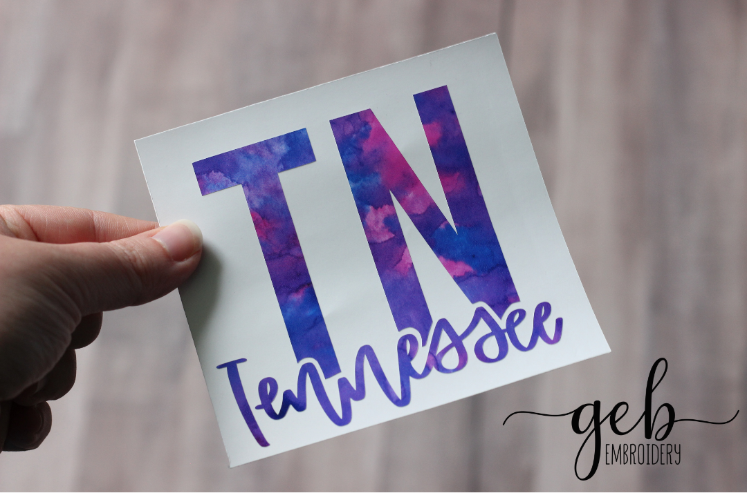 TN Tennessee decal