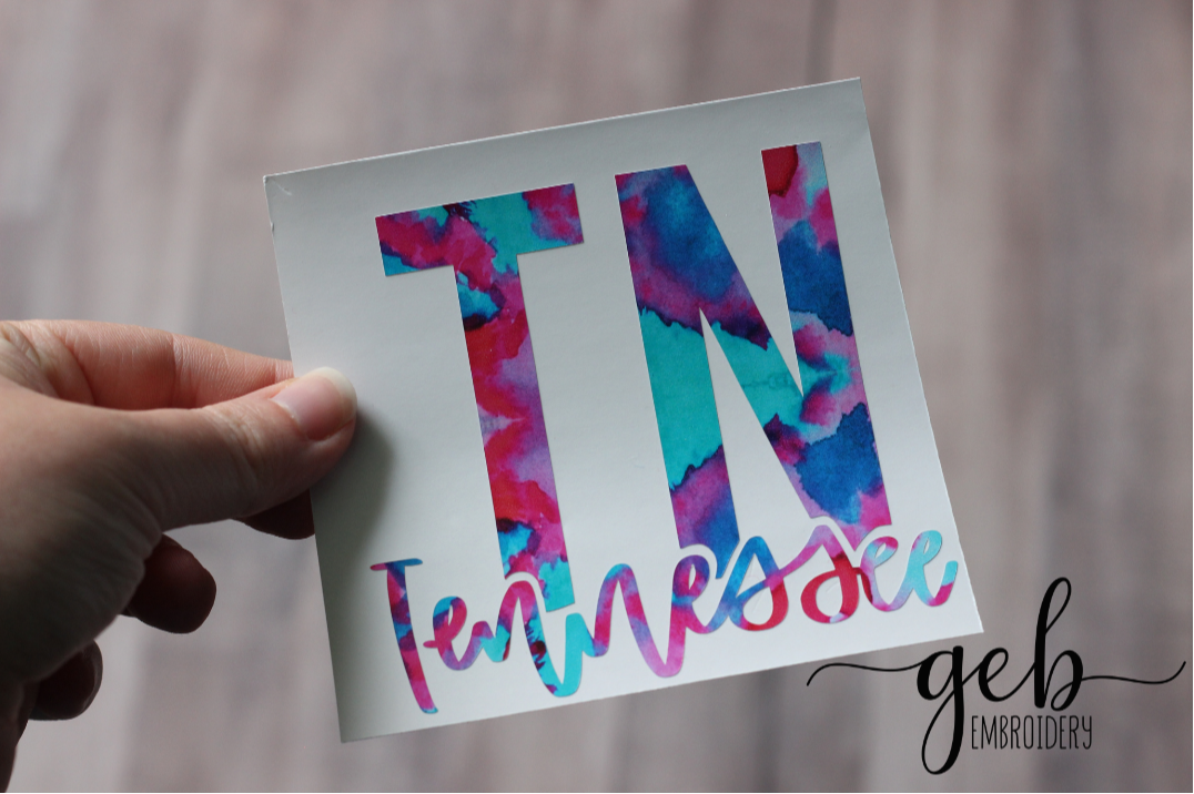 TN Tennessee decal