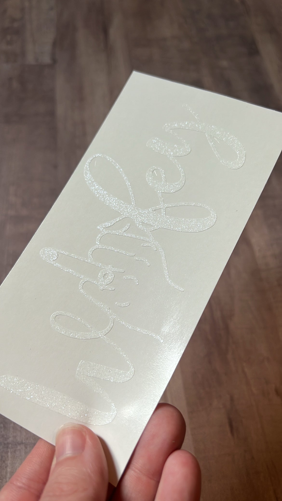 Wifey sparkle decal