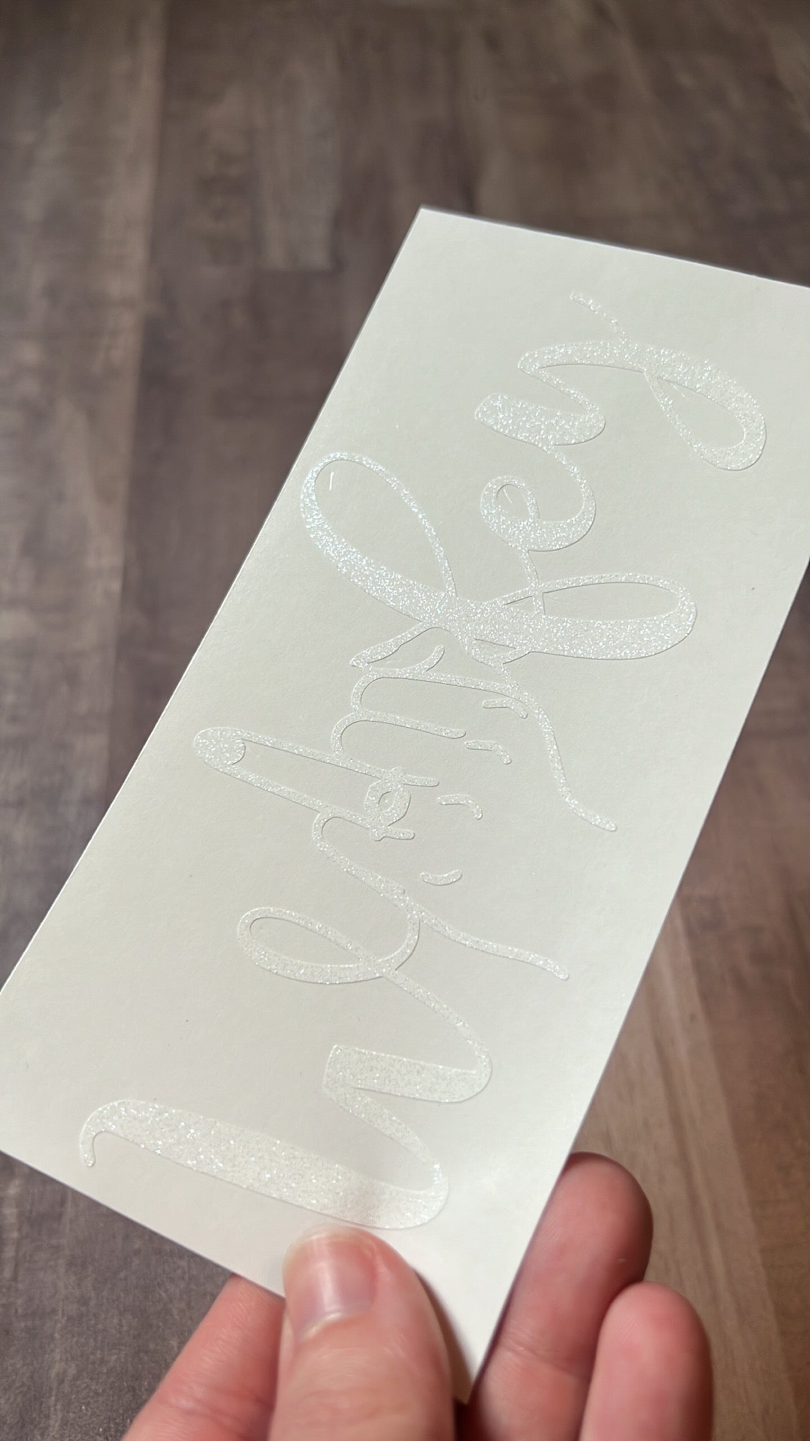 Wifey sparkle decal