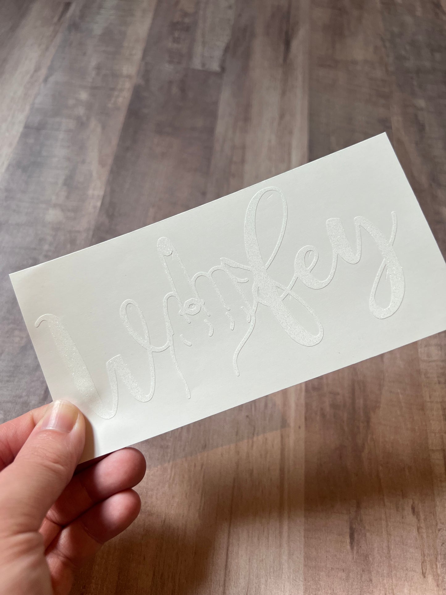 Wifey sparkle decal