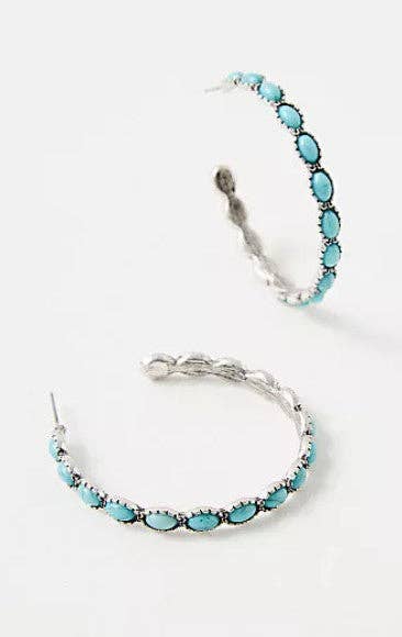 WESTERN HOOP EARRINGS