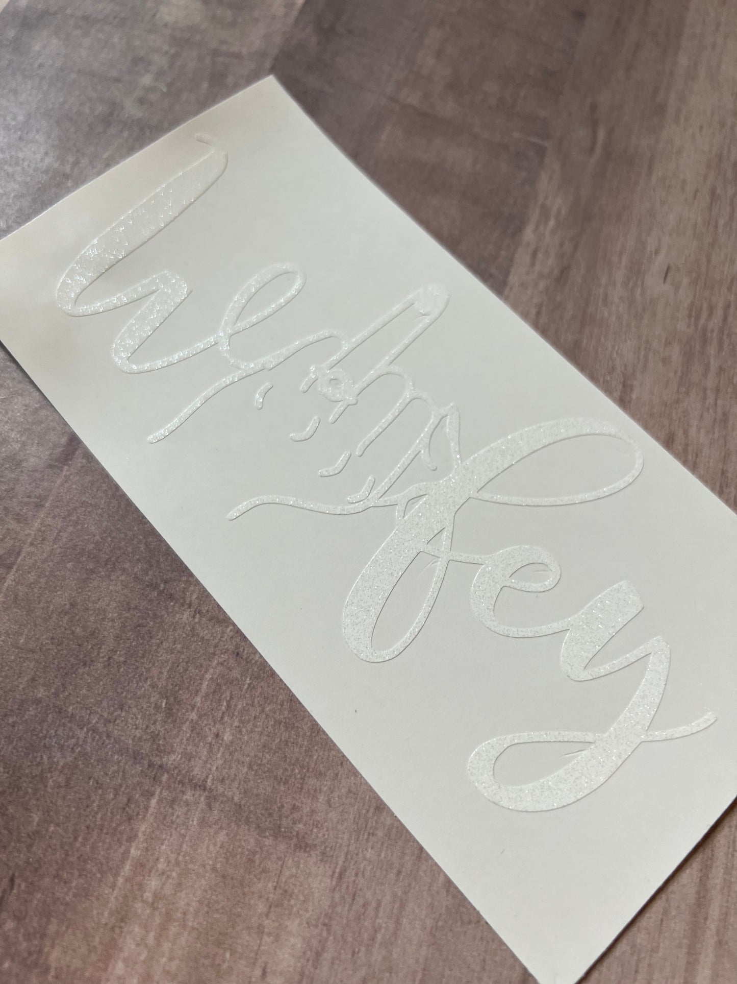 Wifey sparkle decal