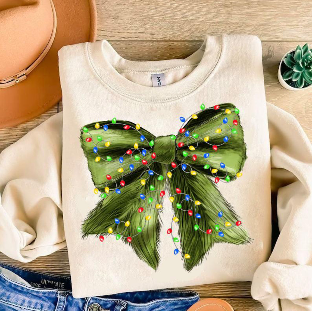 Grinch bow - Shirt