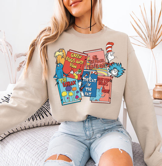 Dr. Seuss books - Shirt