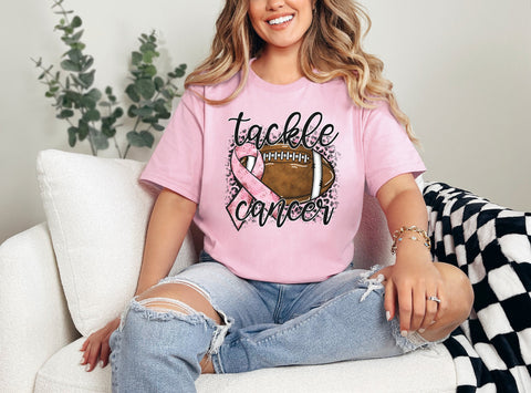 Tackle cancer football- Shirt