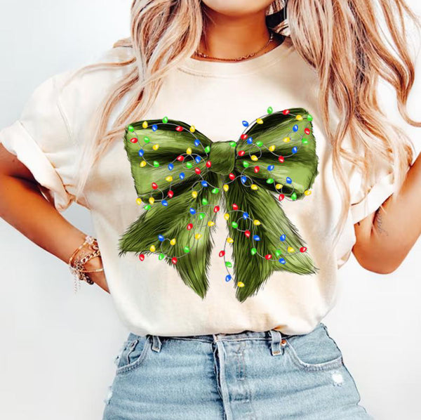 Grinch bow - Shirt