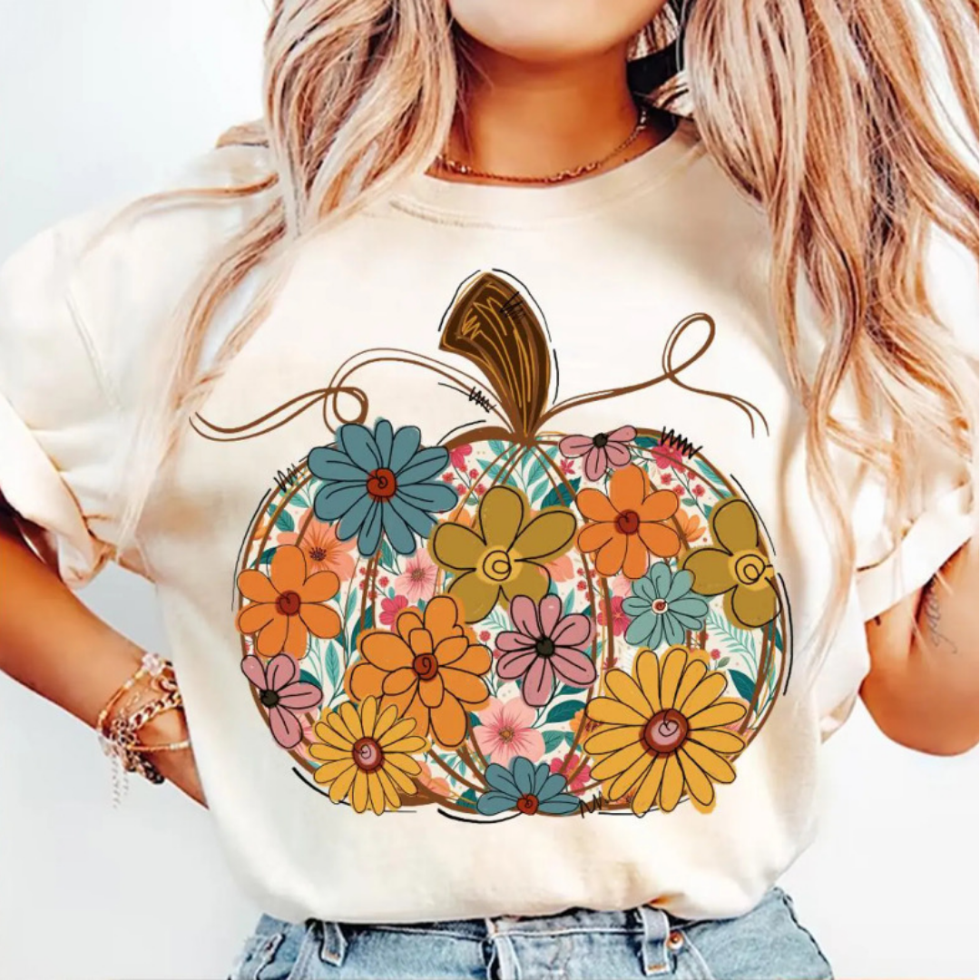 Floral Pumpkin