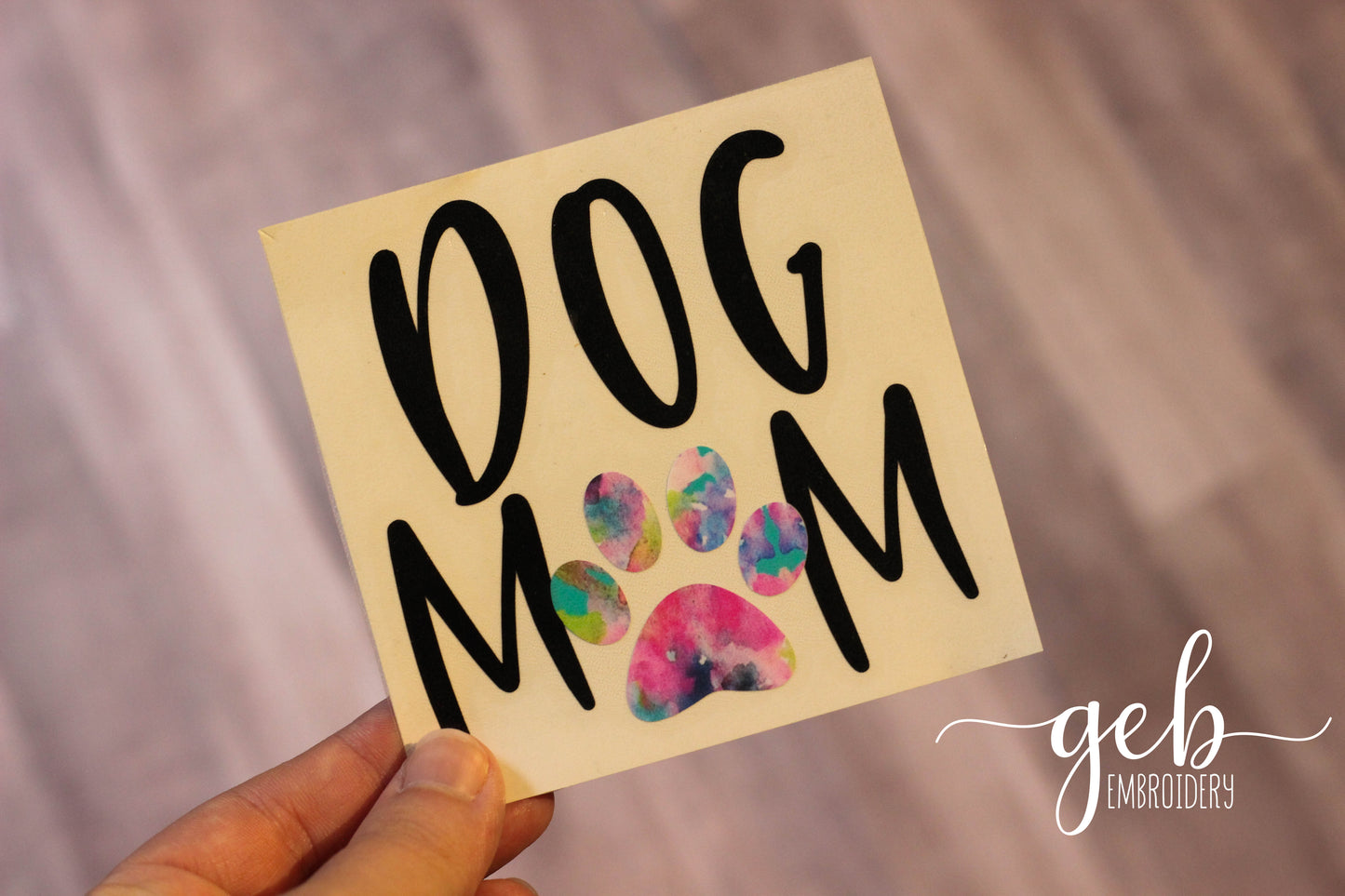 Dog Mom Decal