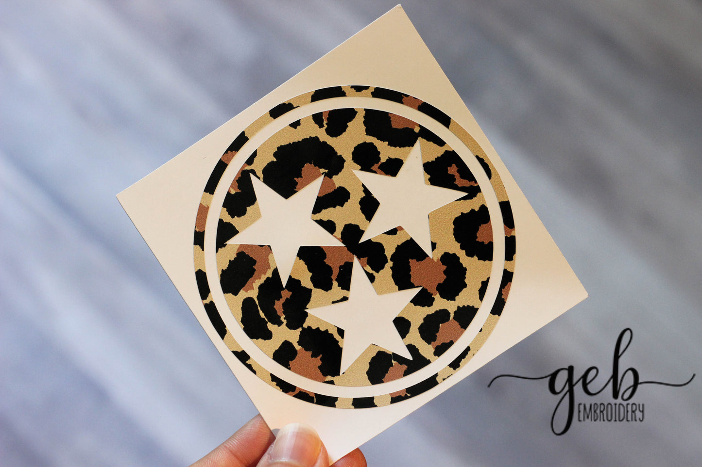 Cheetah tristar decal