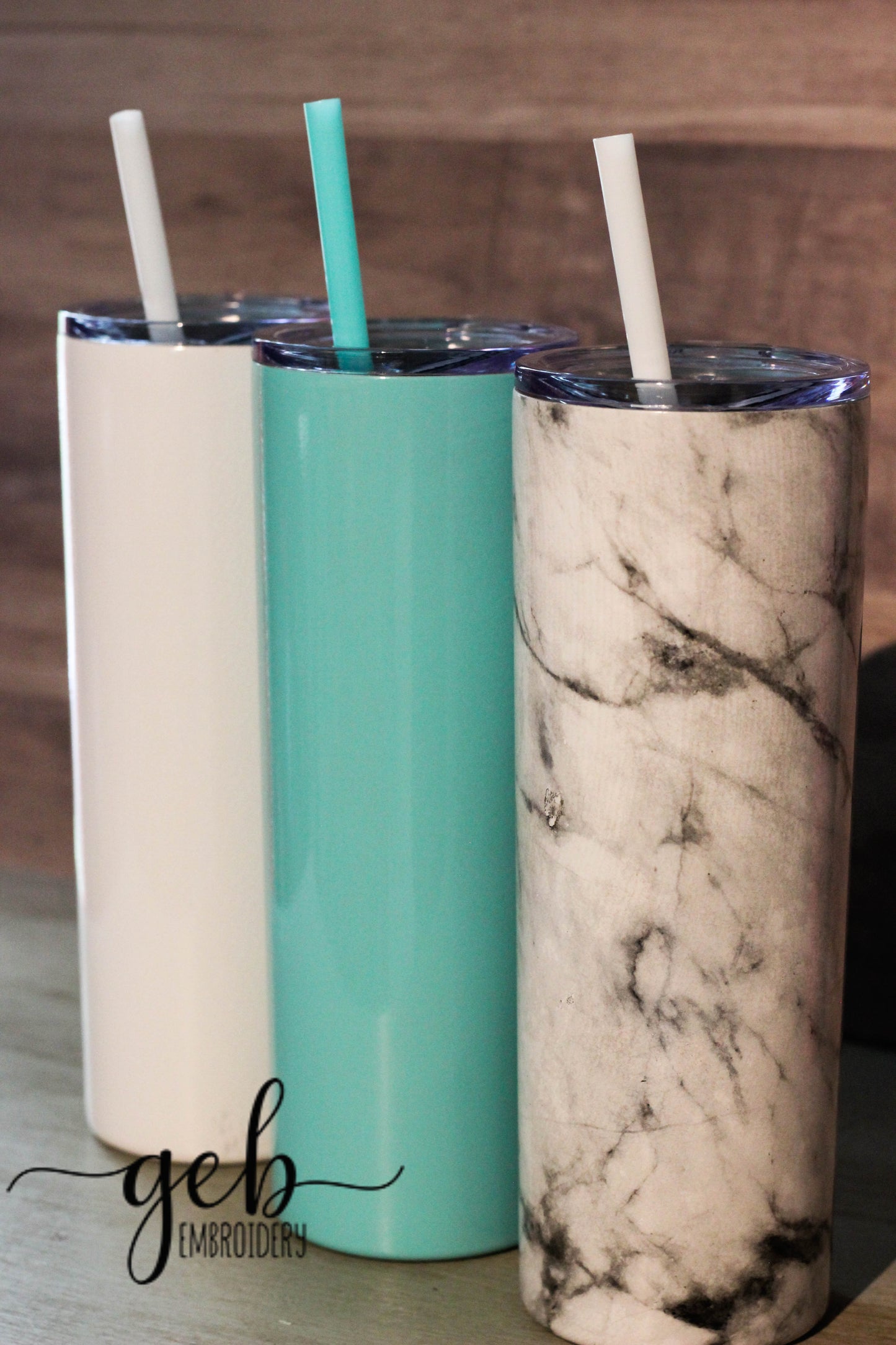 Skinny tumblers