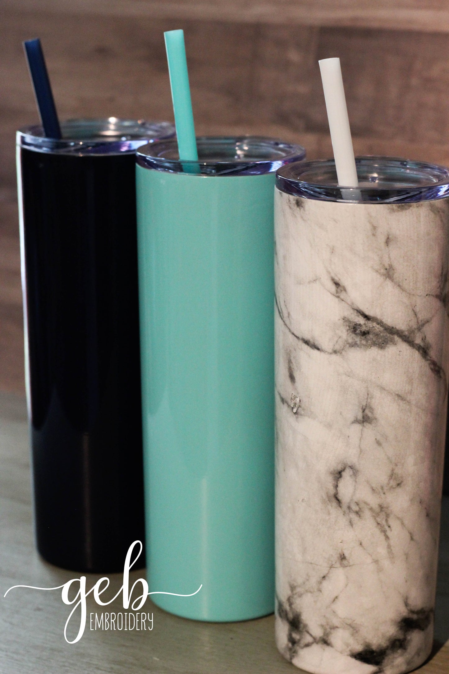 Skinny tumblers