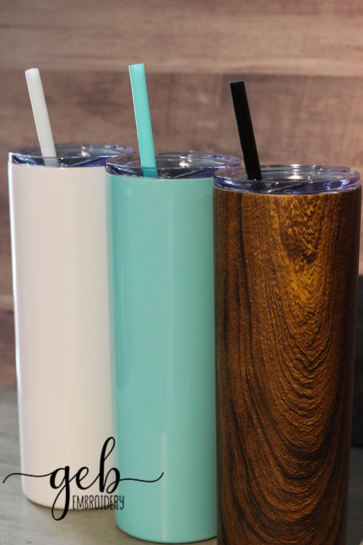 Skinny tumblers