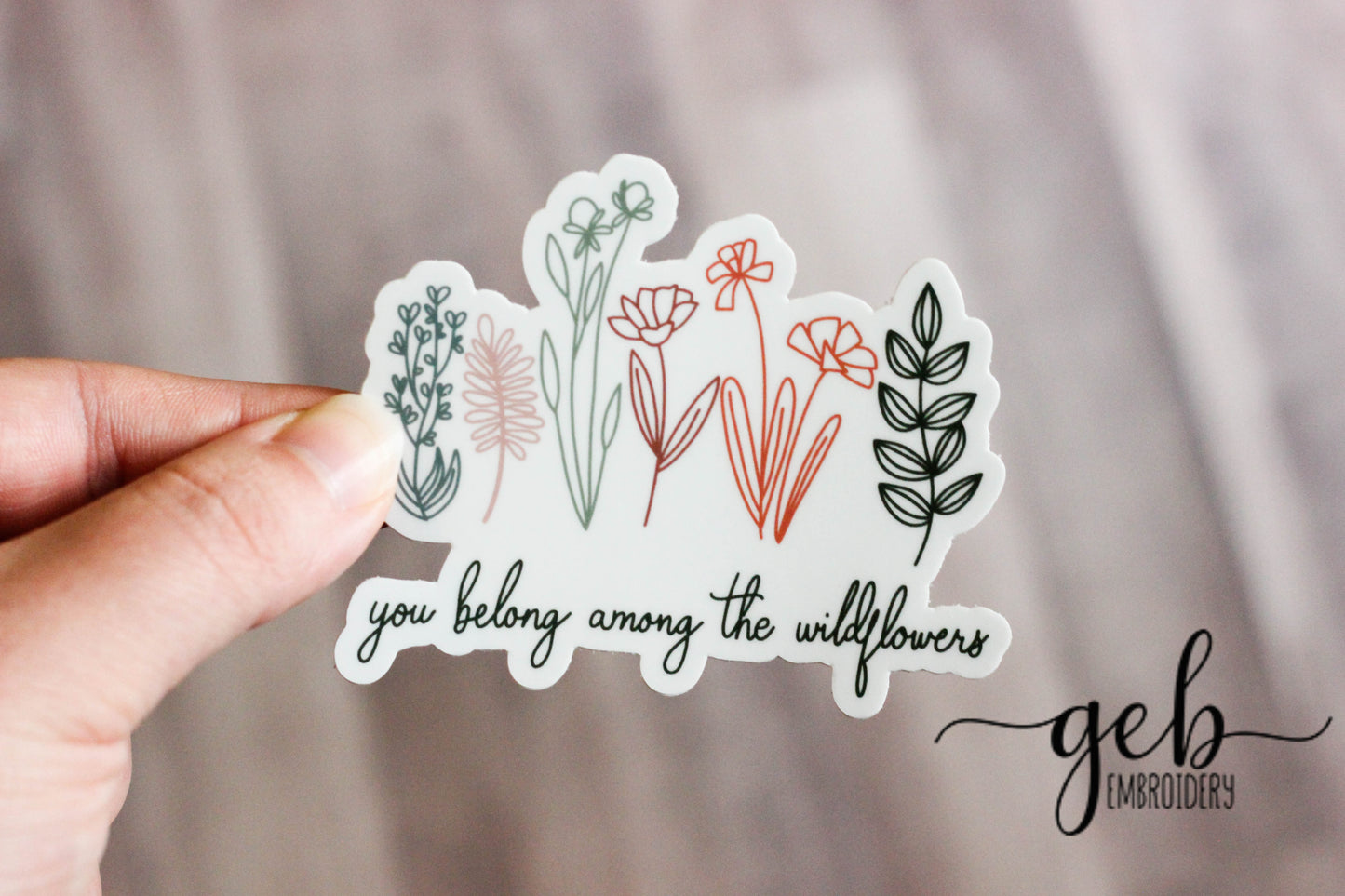 Wildflowers sticker