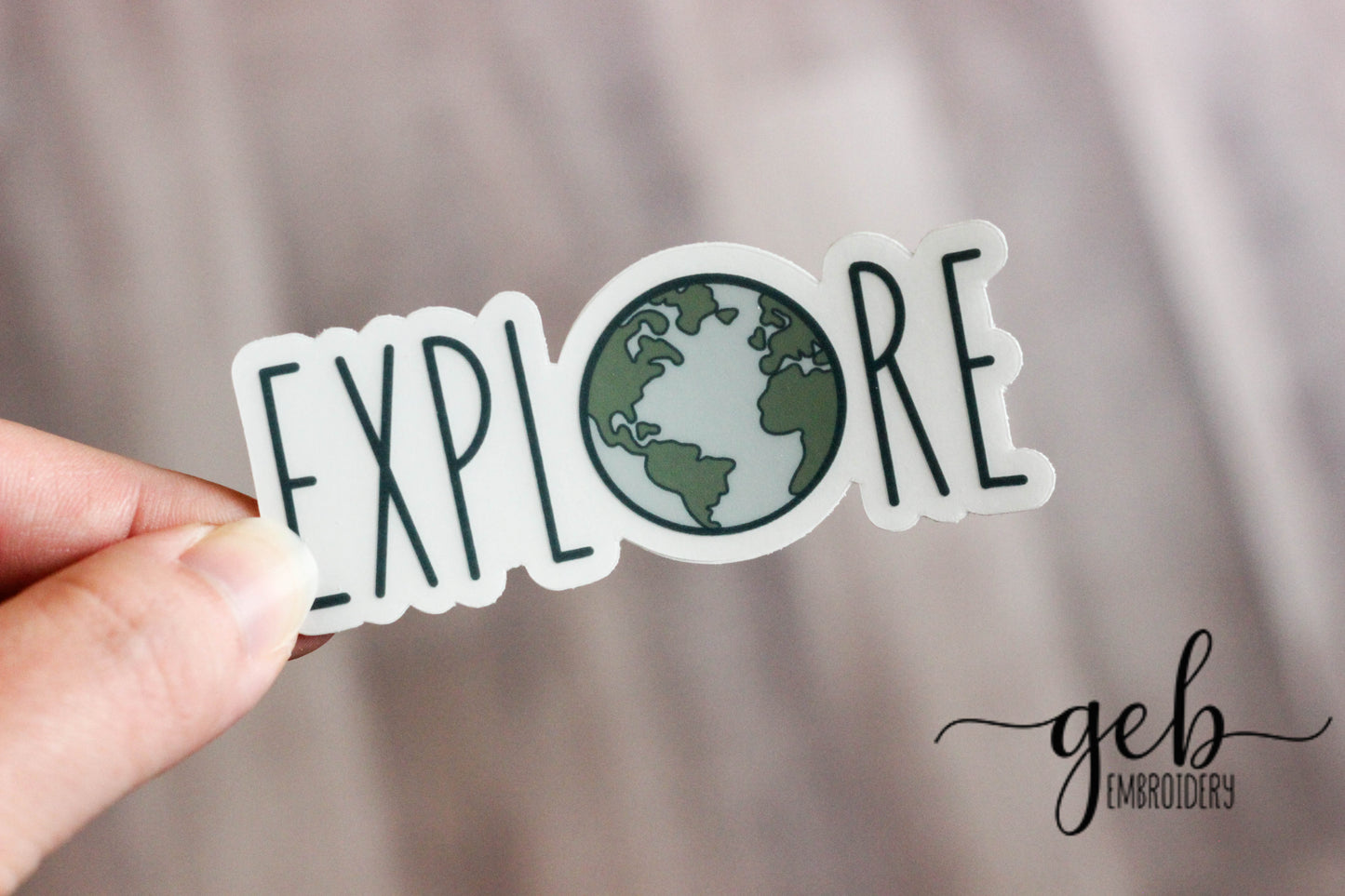 Explore sticker