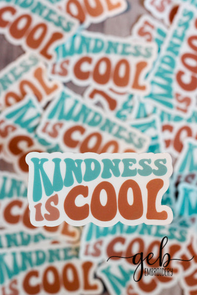 kindness is cool sticker