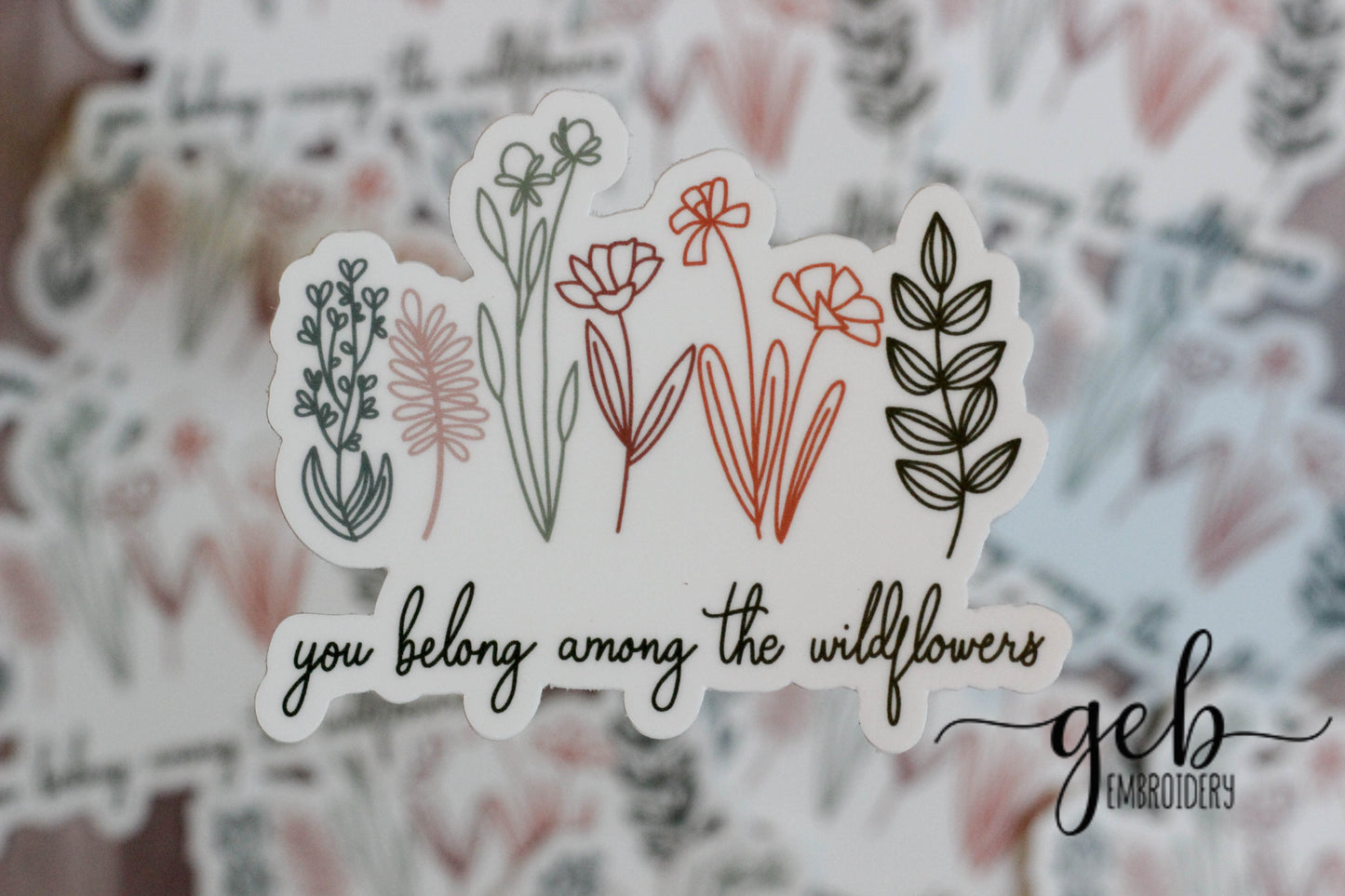 Wildflowers sticker