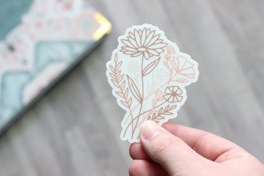 Flowers sticker