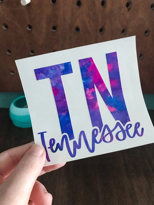 TN Tennessee decal