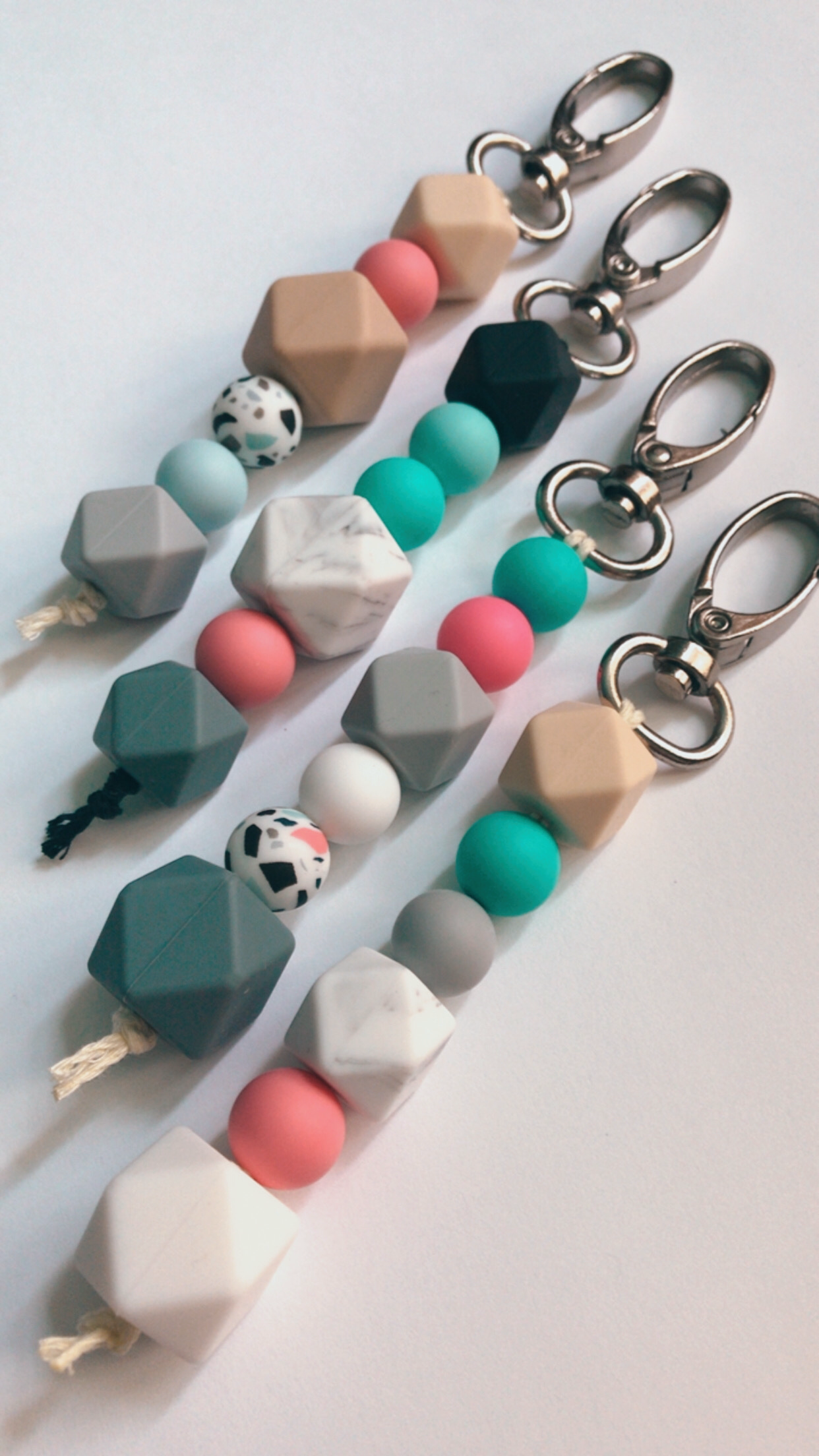 Beaded keychains