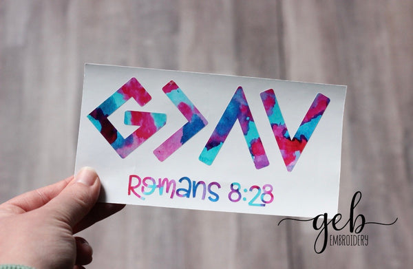 God is greater decal
