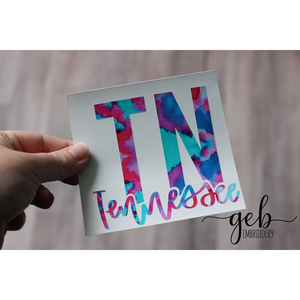 TN Tennessee decal